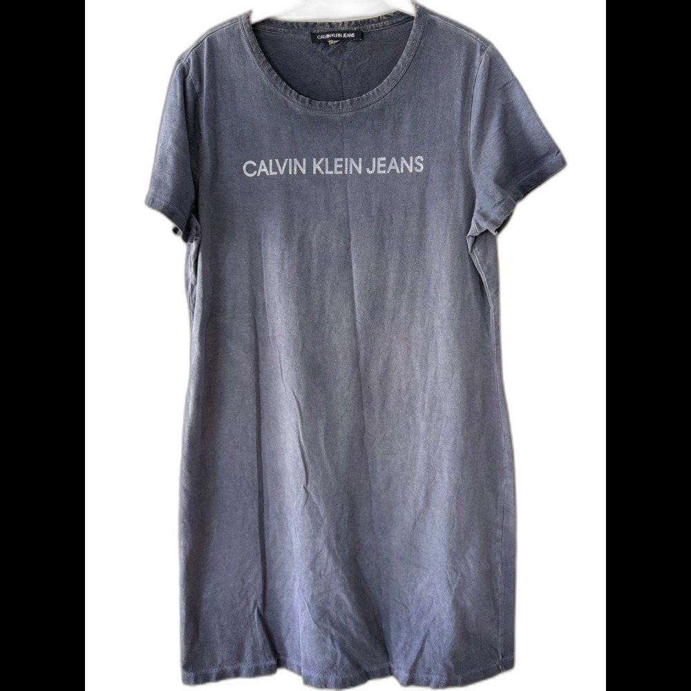 Calvin Klein Jeans Blue T-Shirt Dress